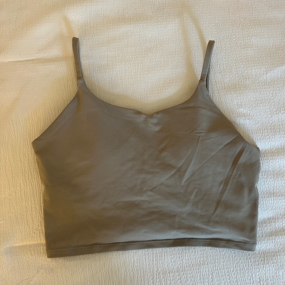grey sports bra/tank